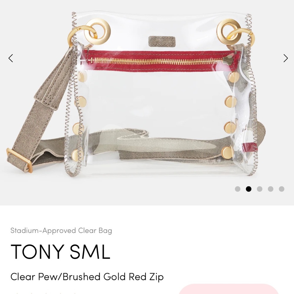 Hammitt clear stadium bag. Like new. Box included. Used once.